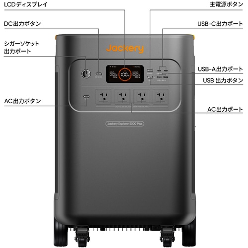 クラフトメイト｜Jackery ポータブル電源 5000Plus