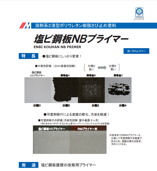 塩ビ鋼板用ＮＢプライマー 4.5kg