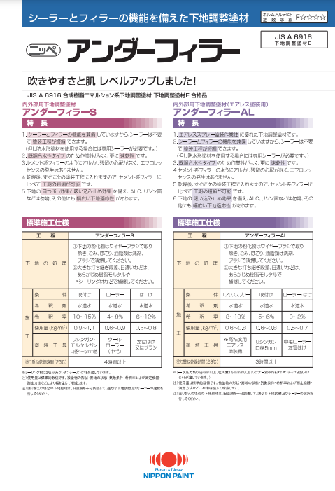 アンダーフィラーＡＬ 20Kg 各色