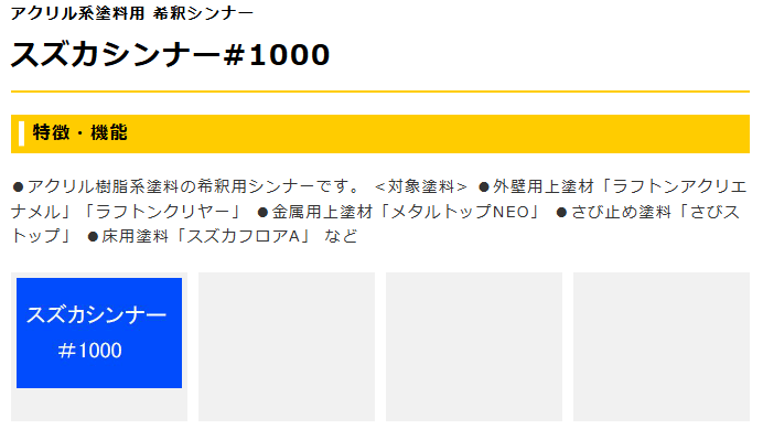 スズカシンナー#1000 16L
