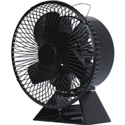 サンコー　熱の力で回転！ストーブ用ファン「熱風サーキュレーター　ガード付き」　STBFANHBK