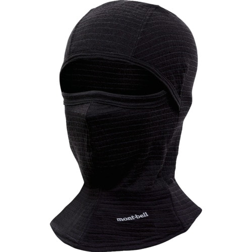 ｍｏｎｔｂｅｌｌ　スーパーメリノウール　バラクラバ　１１１８１７０　ＢＫ　ブラック　Ｍ／Ｌ　658-0229