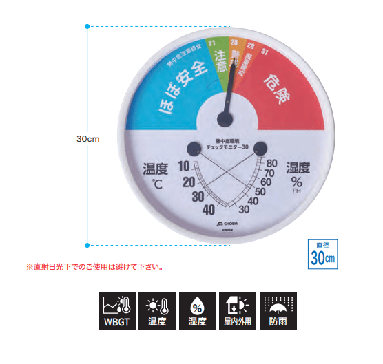 熱中症環境チェックモニター30
