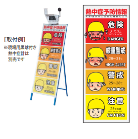 WBGT分布立看板